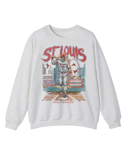 ST. LOUIS BASEBALL CREWNECK SWEATSHIRT