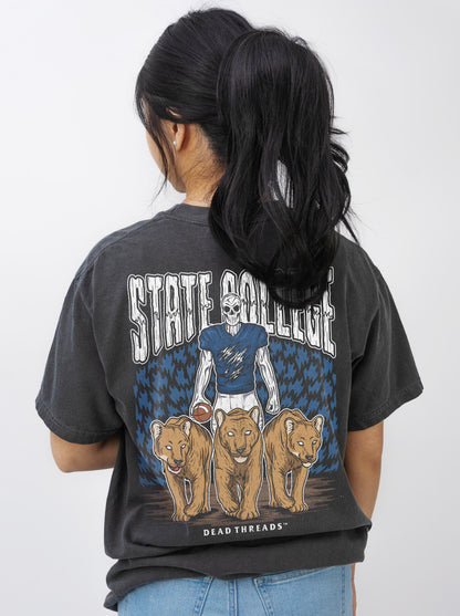 STATE COLLEGE FOOTBALL - “3 SKULL” PREMIUM T-SHIRT