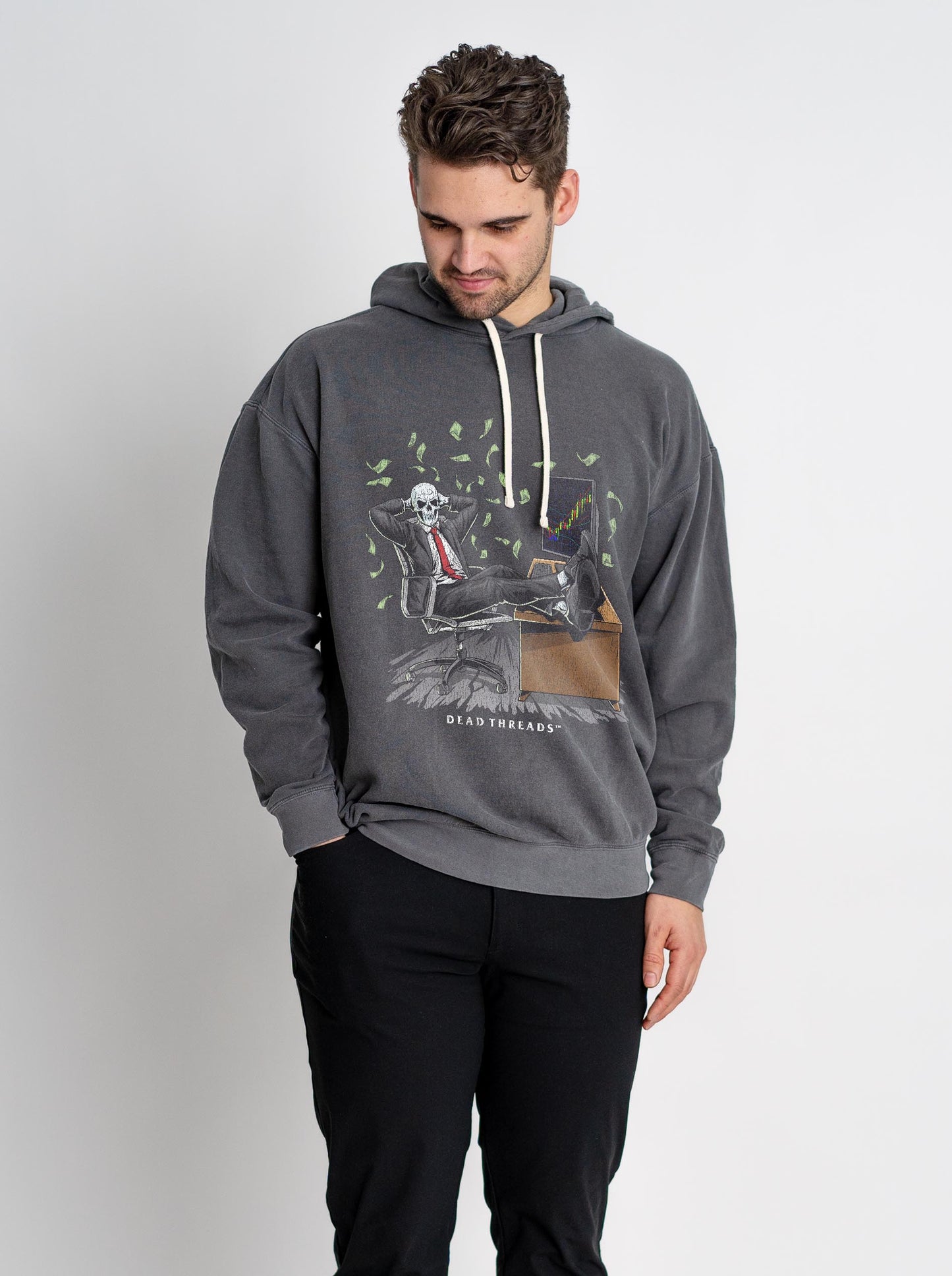 BEARS, BULLS, AND BONES - LIGHTWEIGHT HOODIE