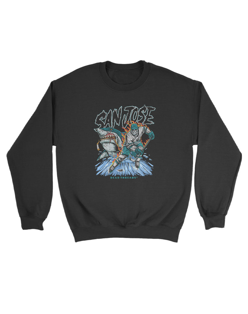 SAN JOSE HOCKEY KIDS CREWNECK SWEATSHIRT