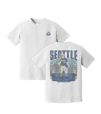 SEATTLE BASEBALL - "3 SKULL" PREMIUM SHIRT