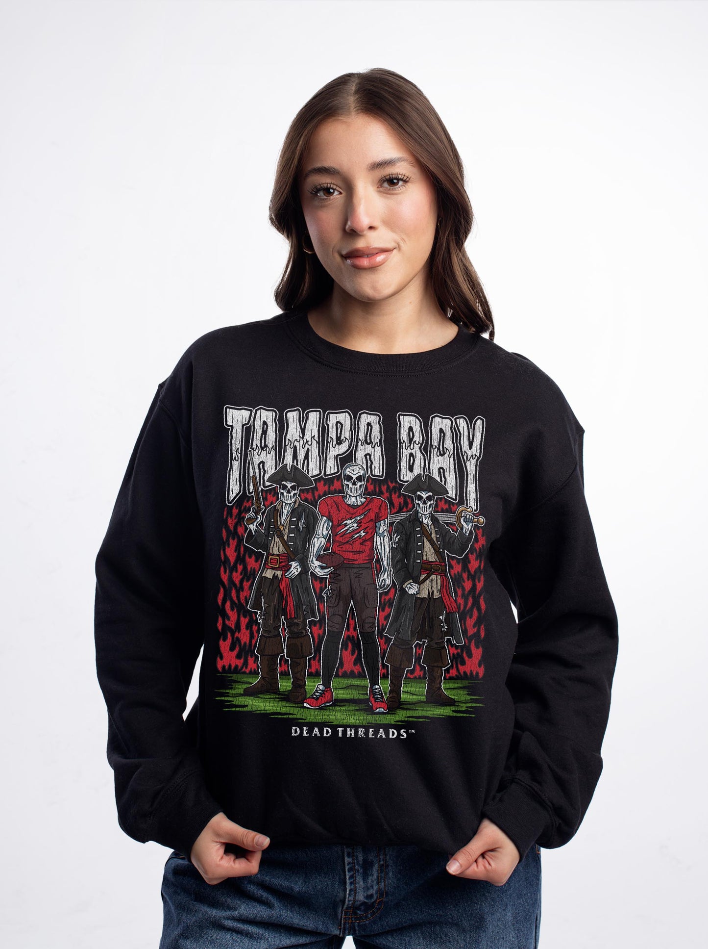 TAMPA BAY FOOTBALL v2 CREWNECK SWEATSHIRT