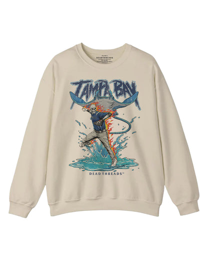 TAMPA BAY BASEBALL CREWNECK SWEATSHIRT
