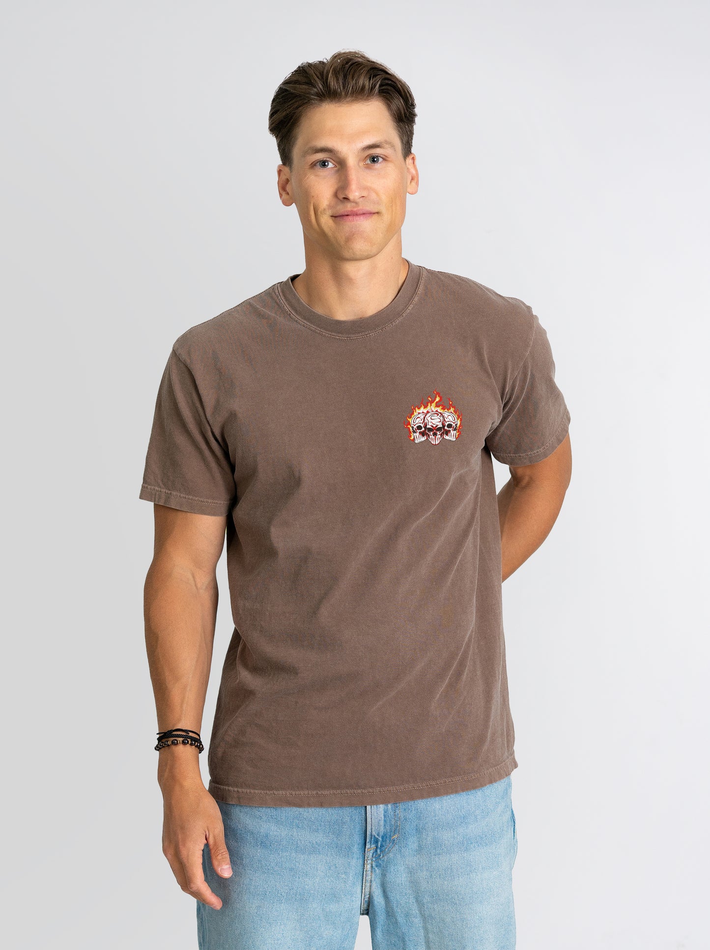 TAMPA BAY FOOTBALL - “3 SKULL” PREMIUM T-SHIRT