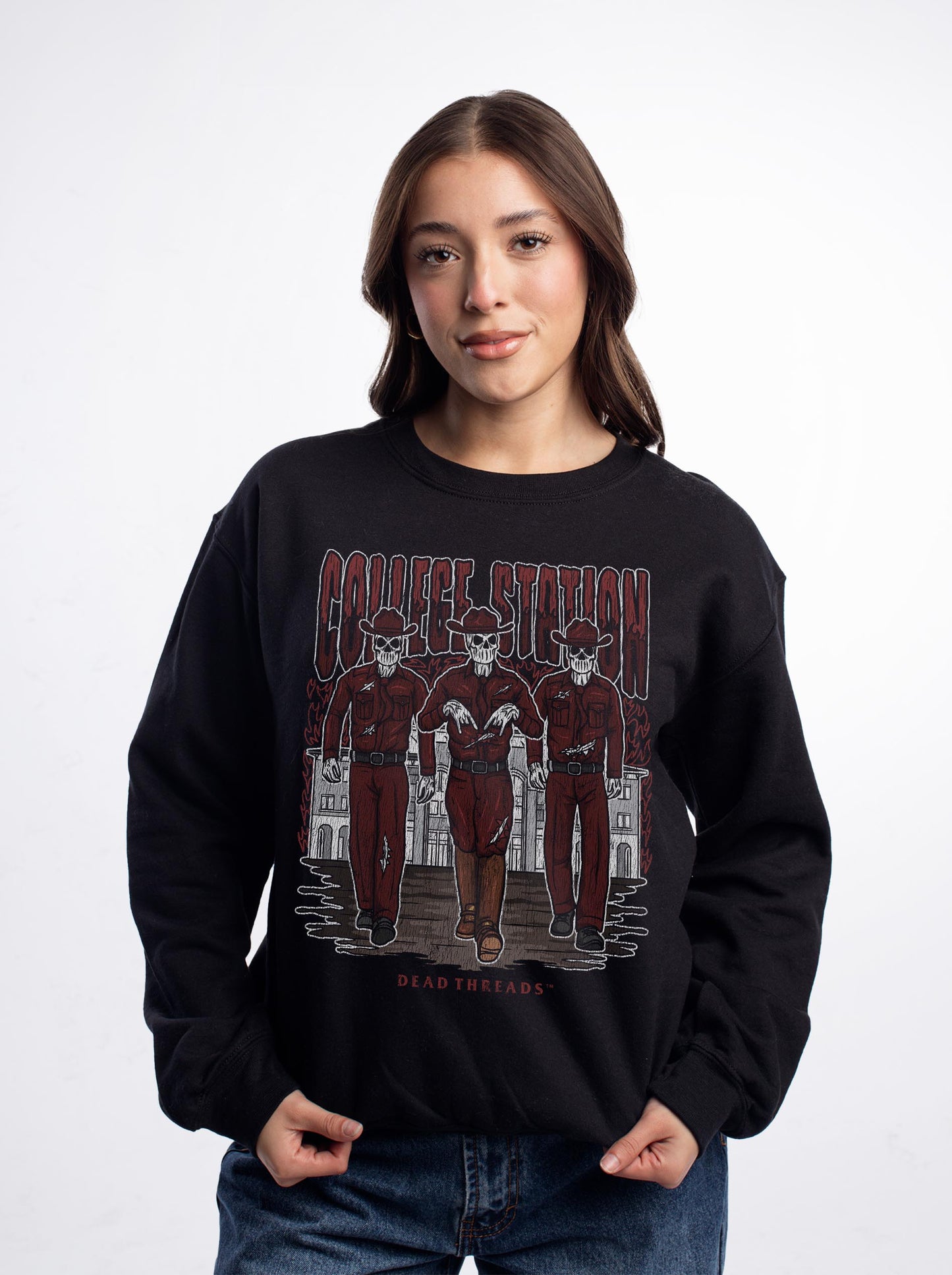 COLLEGE STATION CREWNECK SWEATSHIRT