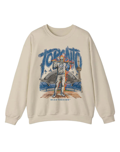 TORONTO BASEBALL CREWNECK SWEATSHIRT