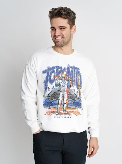 TORONTO BASEBALL CREWNECK SWEATSHIRT