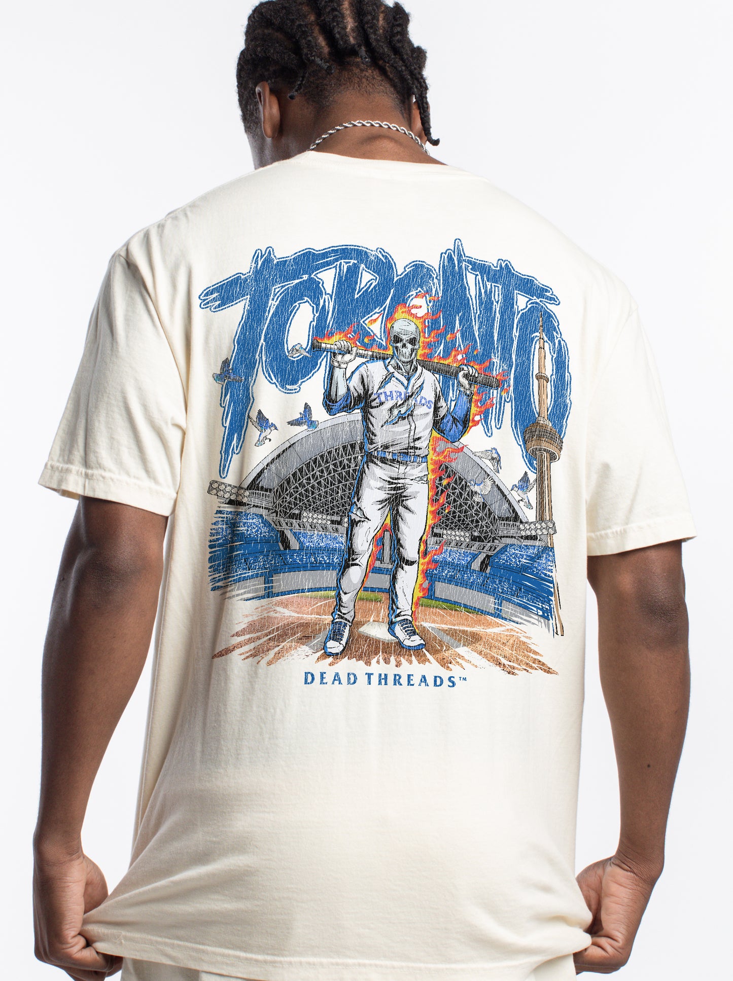 TORONTO BASEBALL - “3 SKULL” PREMIUM T-SHIRT