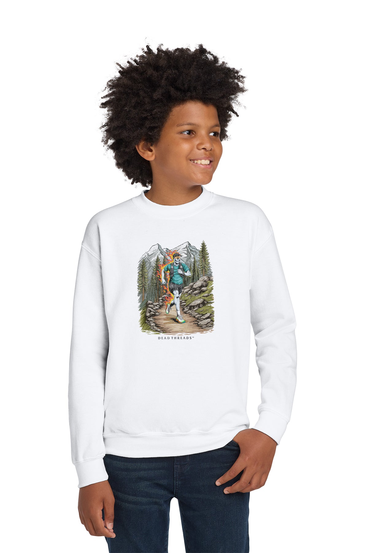 ENTRAIL RUN KIDS CREWNECK SWEATSHIRT
