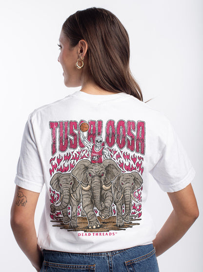 TUSCALOOSA BASKETBALL - “3 SKULL” PREMIUM T-SHIRT