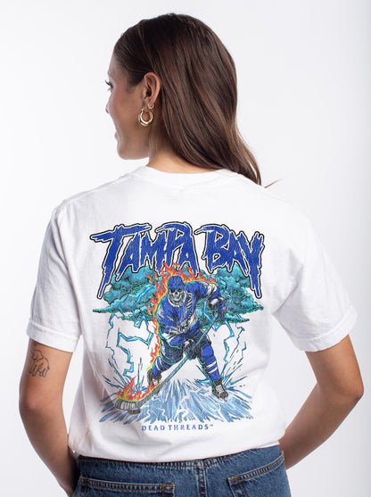 TAMPA BAY HOCKEY - “3 SKULL” PREMIUM T-SHIRT