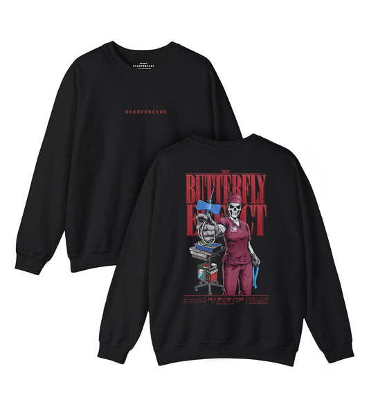 THE BUTTERFLY EFFECT - “DT ESSENTIAL" CREWNECK SWEATSHIRT