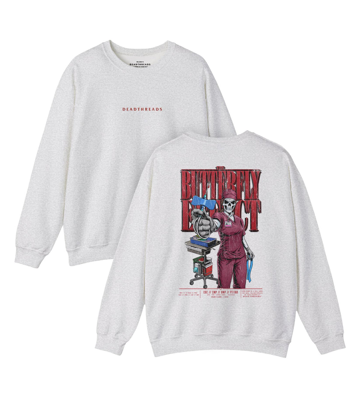 THE BUTTERFLY EFFECT - “DT ESSENTIAL" CREWNECK SWEATSHIRT