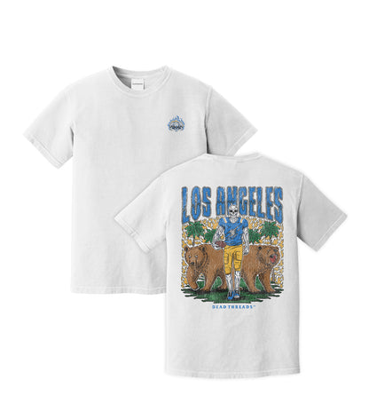 LOS ANGELES  FOOTBALL - “3 SKULL” PREMIUM T-SHIRT