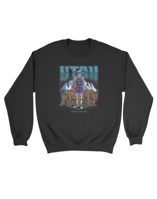 UTAH BASKETBALL KIDS CREWNECK SWEATSHIRT