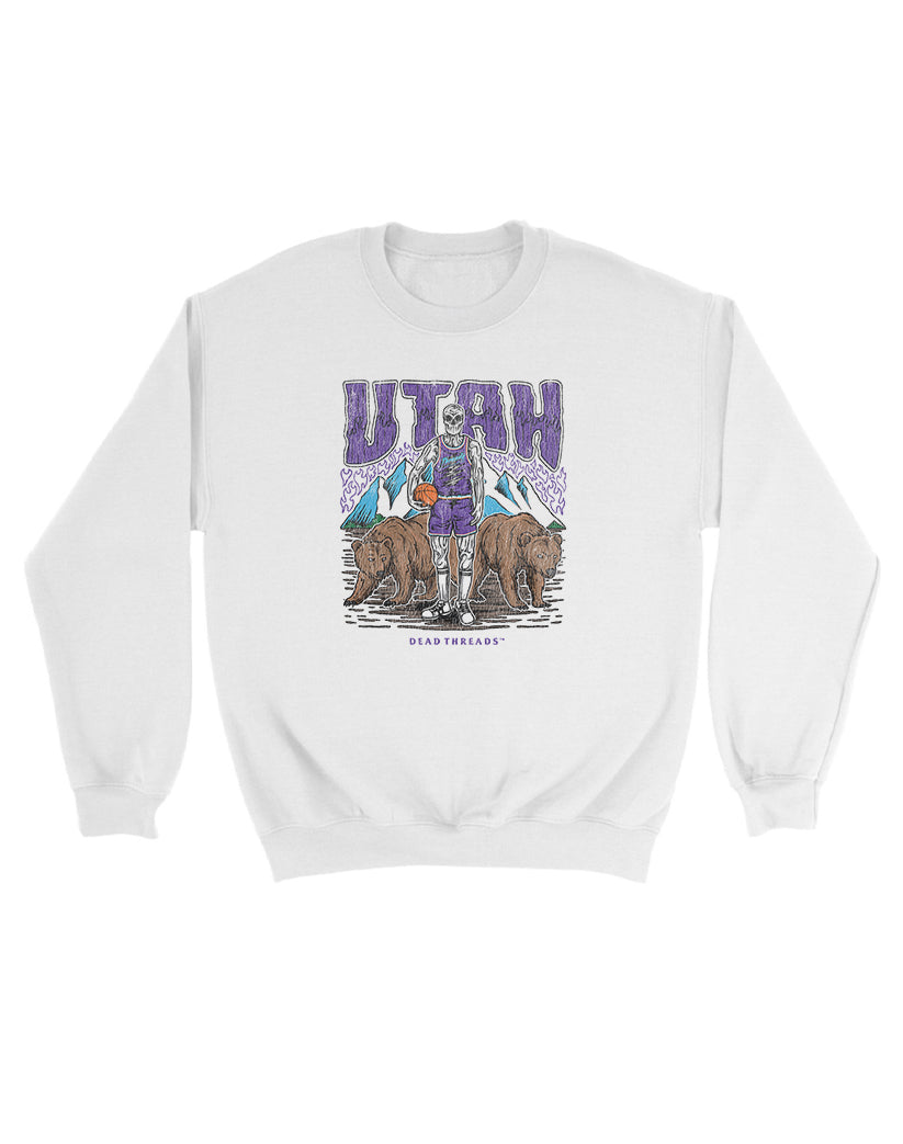 UTAH BASKETBALL KIDS CREWNECK SWEATSHIRT
