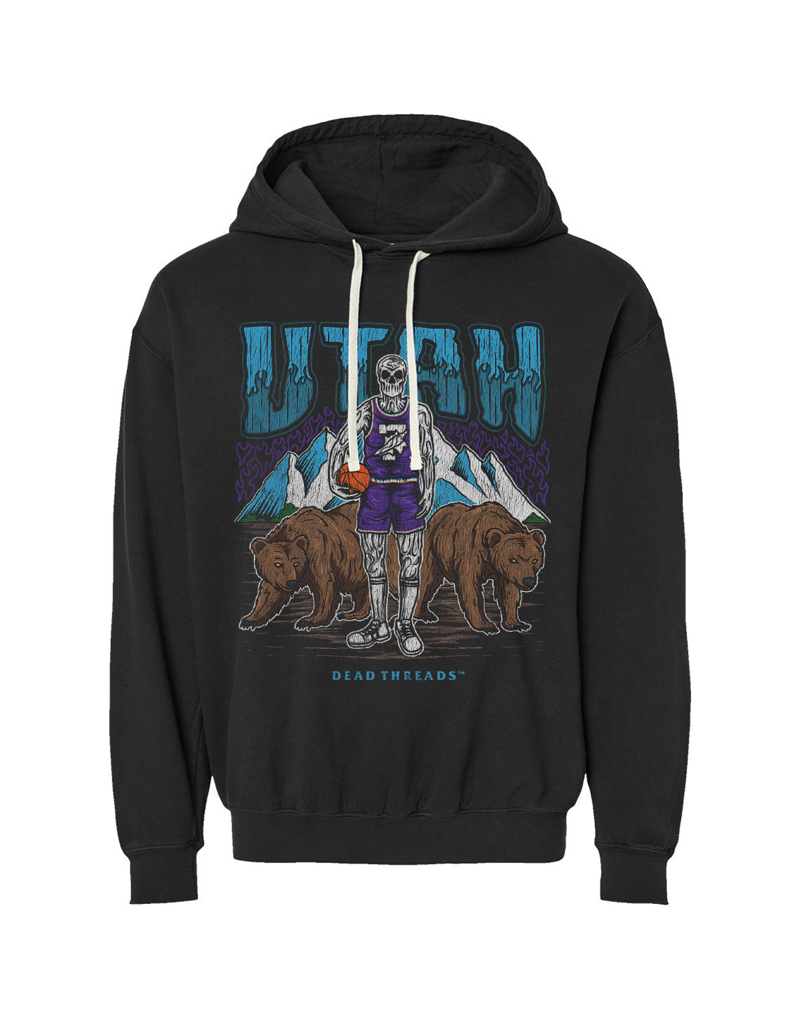 UTAH BASKETBALL - LIGHTWEIGHT HOODIE