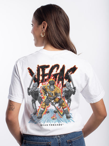 VEGAS HOCKEY - “3 SKULL” PREMIUM T-SHIRT