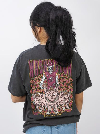WASHINGTON FOOTBALL v1 - “3 SKULL” PREMIUM T-SHIRT