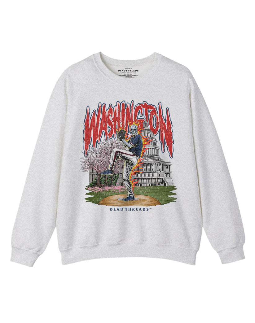 WASHINGTON BASEBALL CREWNECK SWEATSHIRT