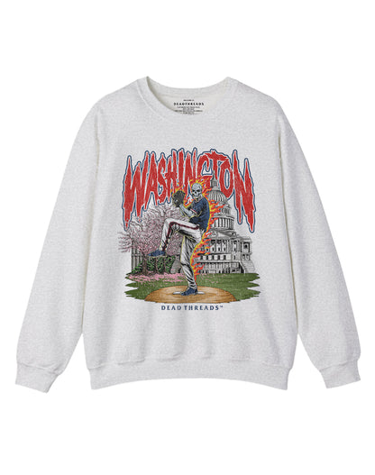 WASHINGTON BASEBALL CREWNECK SWEATSHIRT