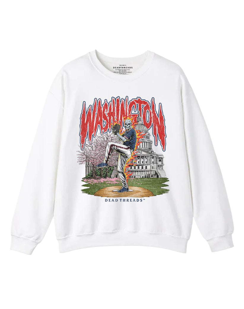 WASHINGTON BASEBALL CREWNECK SWEATSHIRT