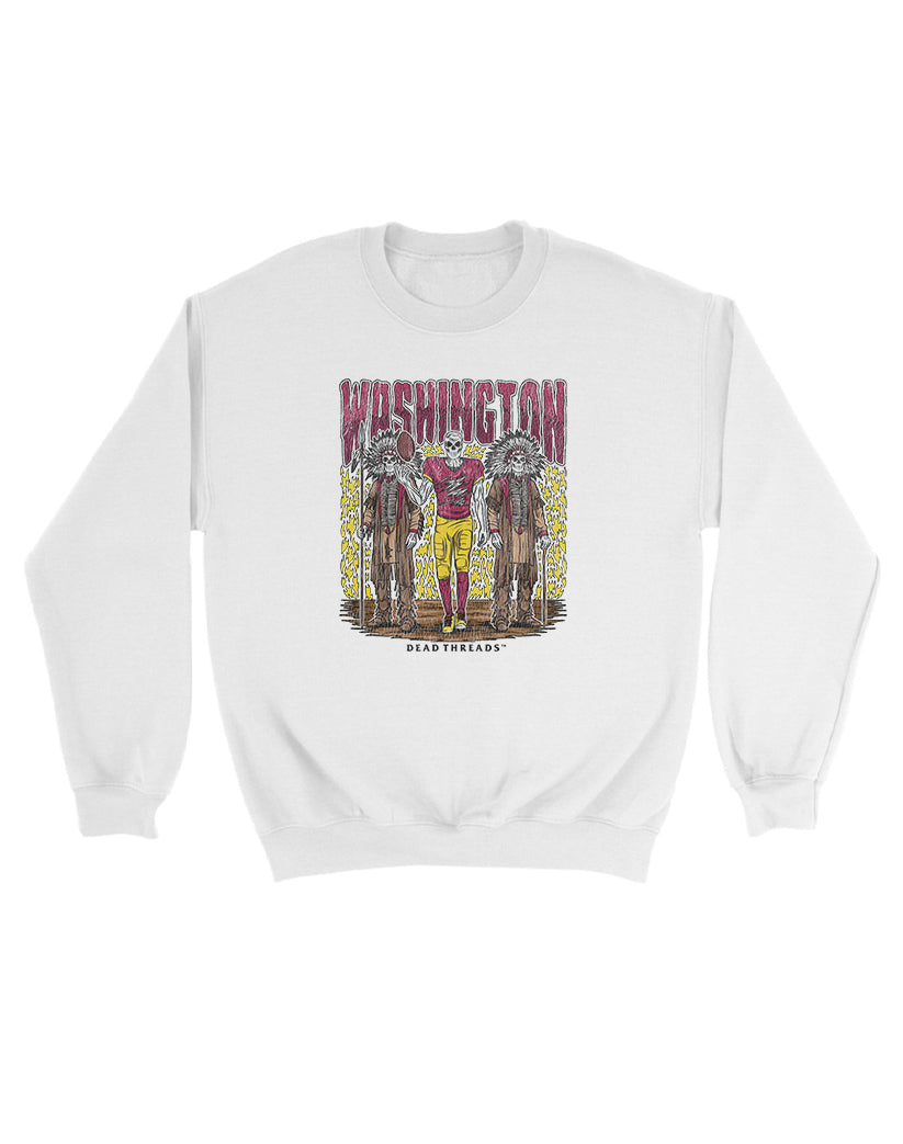 WASHINGTON FOOTBALL v2 KIDS CREWNECK SWEATSHIRT