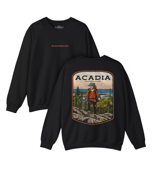 ACADIA NATIONAL PARK (FEMALE) - “DT ESSENTIAL" CREWNECK SWEATSHIRT – Sweatshirt – Dead Threads Apparel