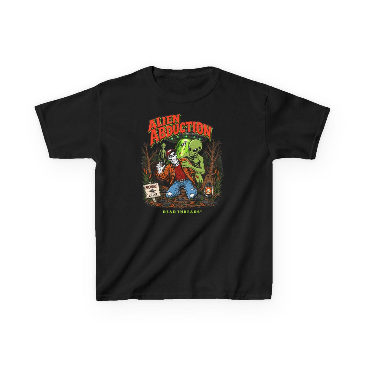ALIEN ABDUCTION (KIDS) - Halloween Limited Drop – Kids clothes – Dead Threads Apparel