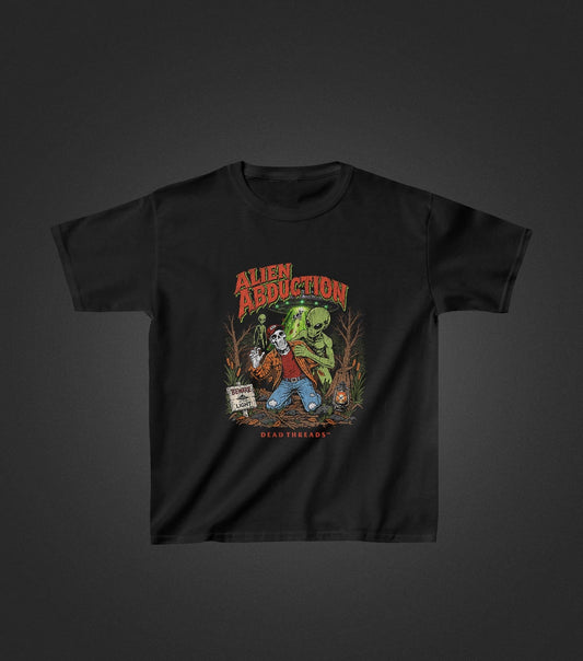 ALIEN ABDUCTION (KIDS) - Halloween Limited Drop – Kids clothes – Dead Threads Apparel