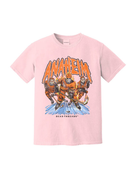 ANAHEIM HOCKEY - PINK – T-Shirt – Dead Threads Apparel