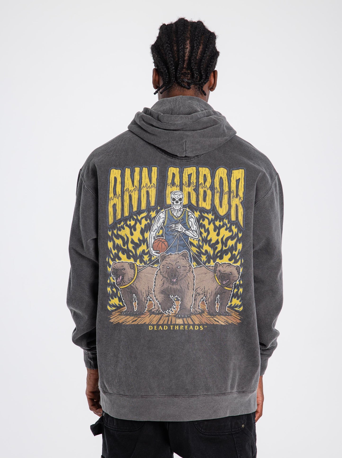 ANN ARBOR BASKETBALL - HOODIE – Hoodie – Dead Threads Apparel