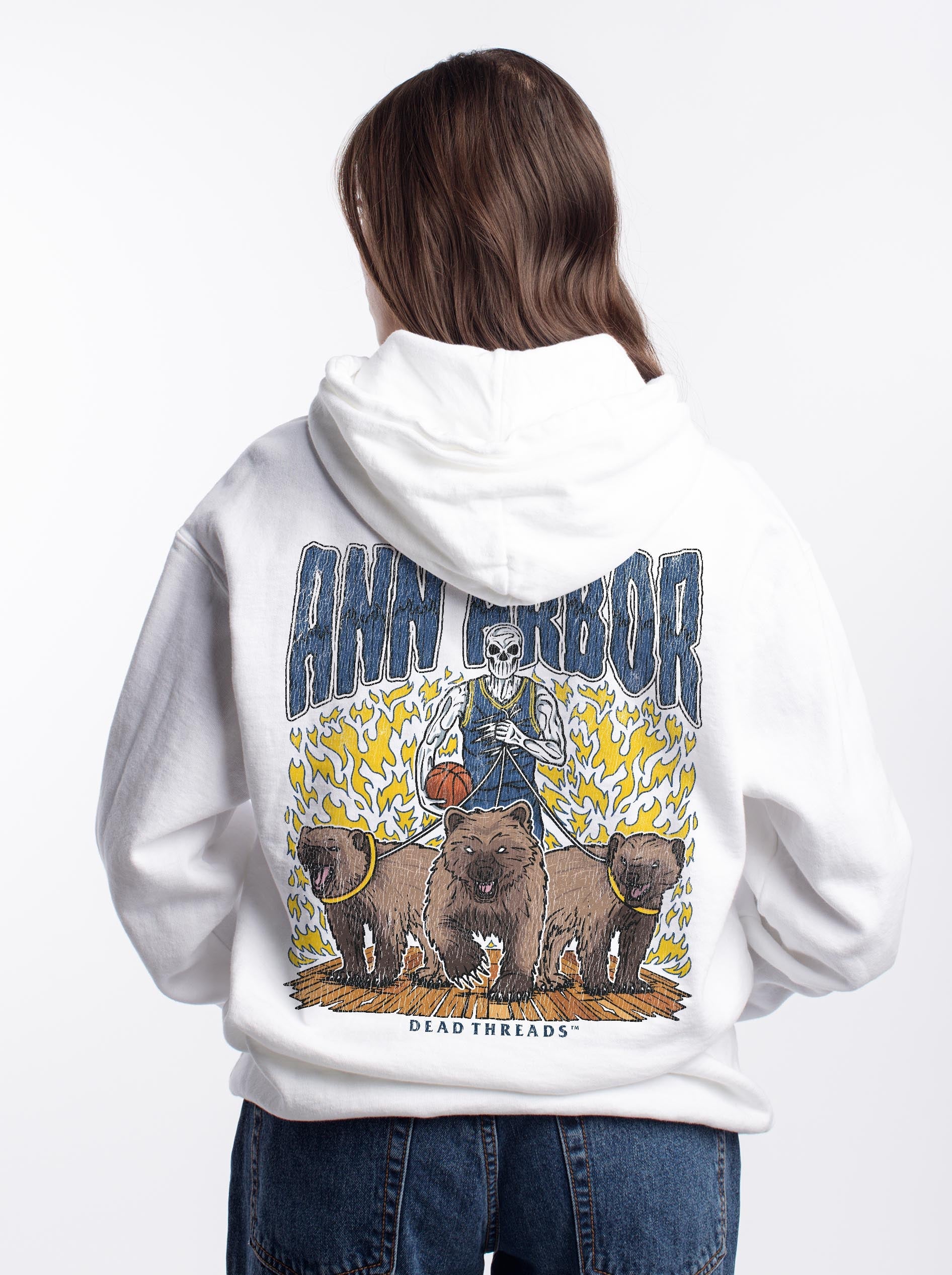 ANN ARBOR BASKETBALL - HOODIE – Hoodie – Dead Threads Apparel
