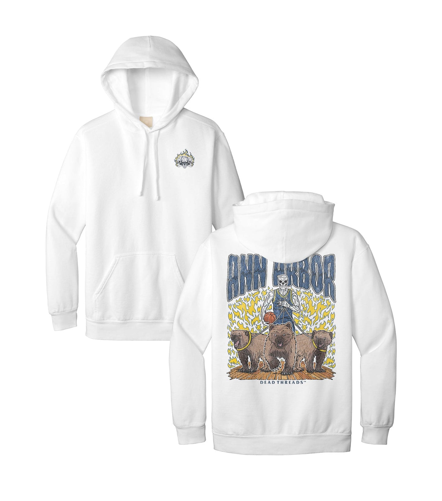 ANN ARBOR BASKETBALL - HOODIE – Hoodie – Dead Threads Apparel