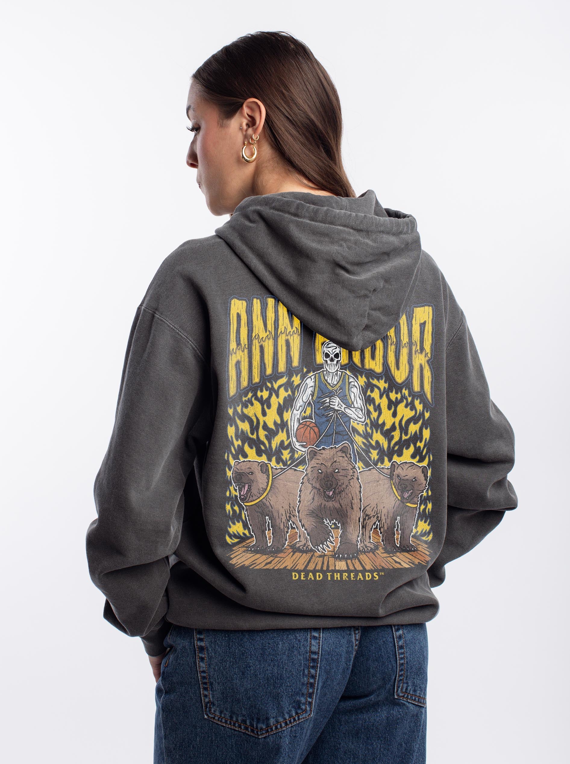 ANN ARBOR BASKETBALL - HOODIE – Hoodie – Dead Threads Apparel