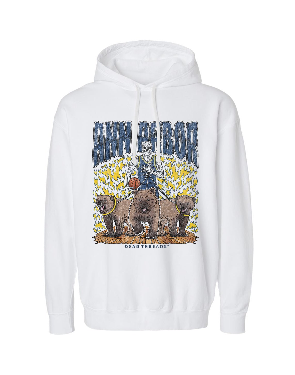 ANN ARBOR BASKETBALL - LIGHTWEIGHT HOODIE – Lightweight – Dead Threads Apparel