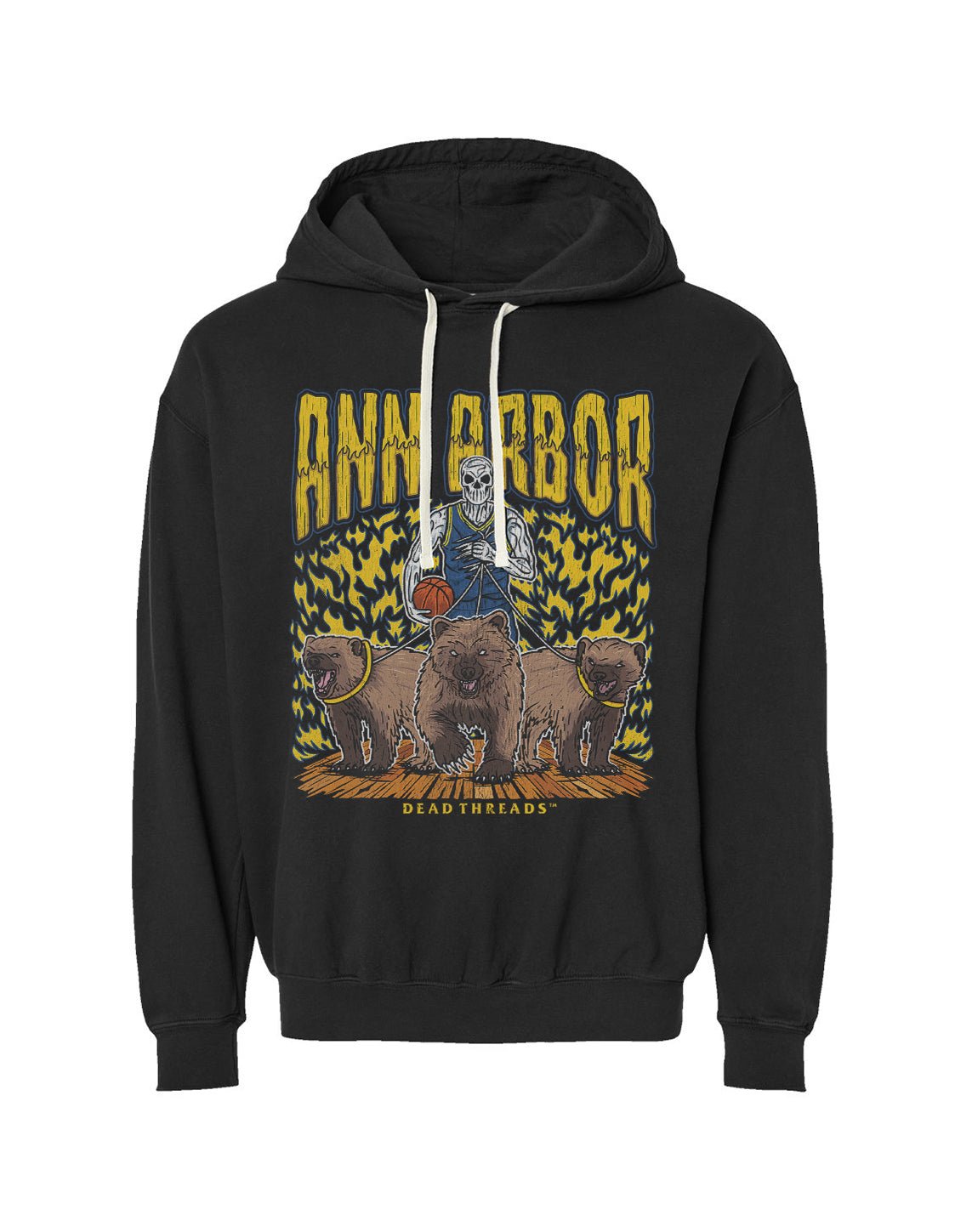 ANN ARBOR BASKETBALL - LIGHTWEIGHT HOODIE – Lightweight – Dead Threads Apparel