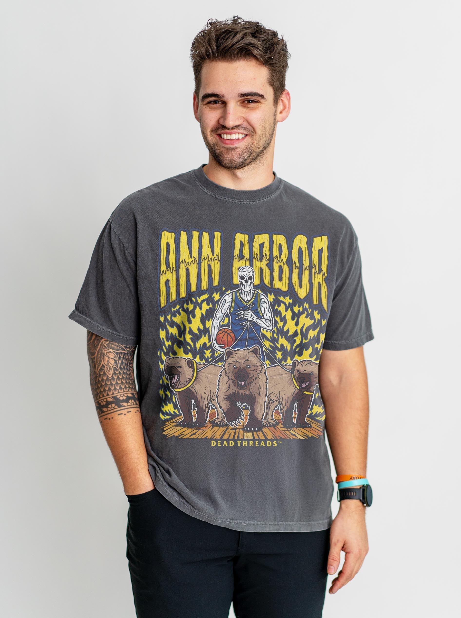 ANN ARBOR BASKETBALL – T-Shirt – Dead Threads Apparel