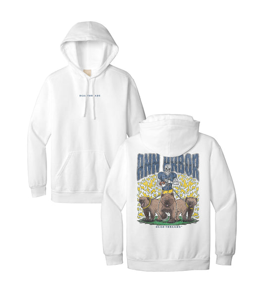 ANN ARBOR FOOTBALL - “DT ESSENTIAL" HOODIE – Hoodie – Dead Threads Apparel