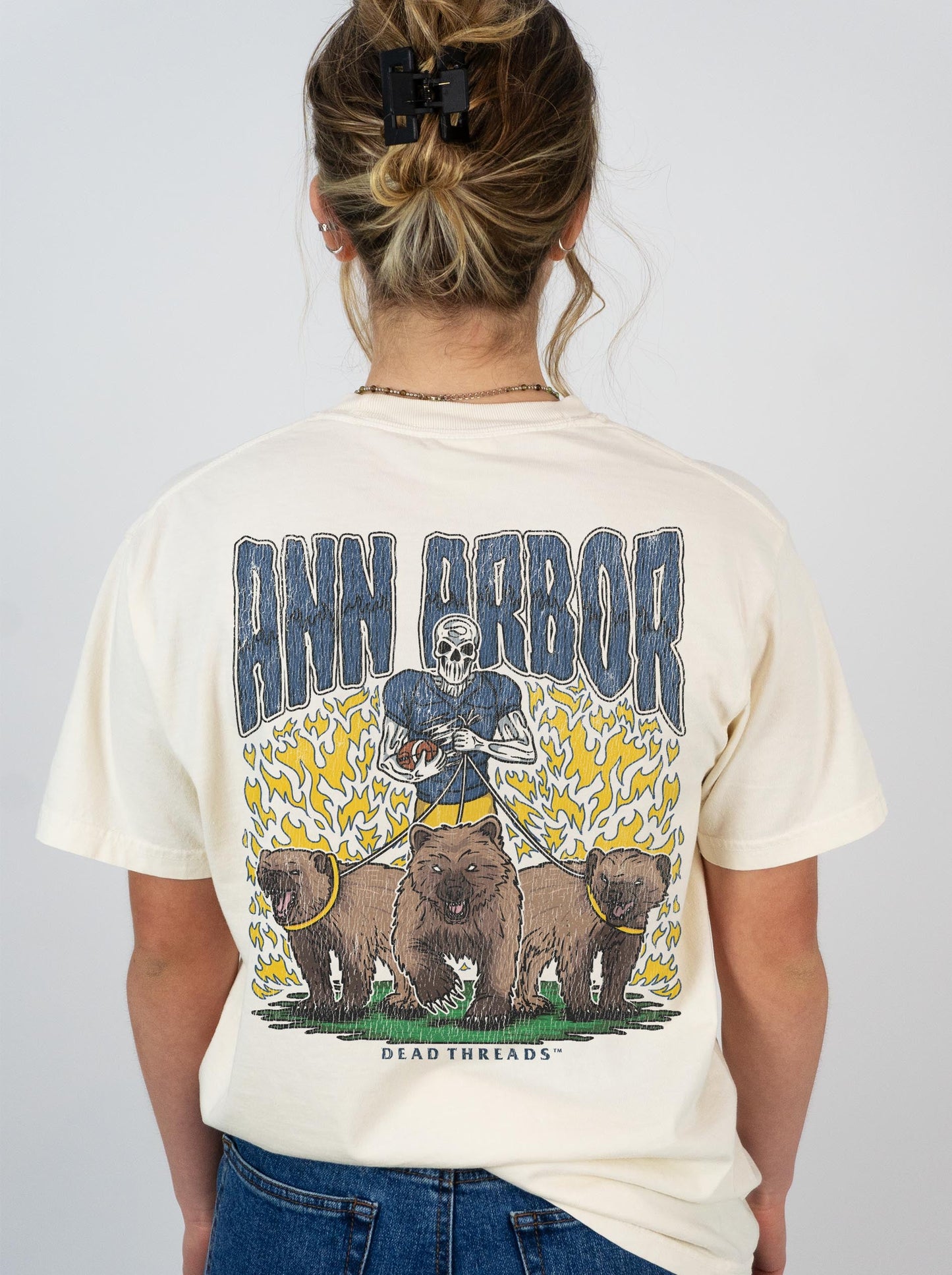 ANN ARBOR FOOTBALL - “DT ESSENTIAL" PREMIUM T - SHIRT – T-Shirt – Dead Threads Apparel