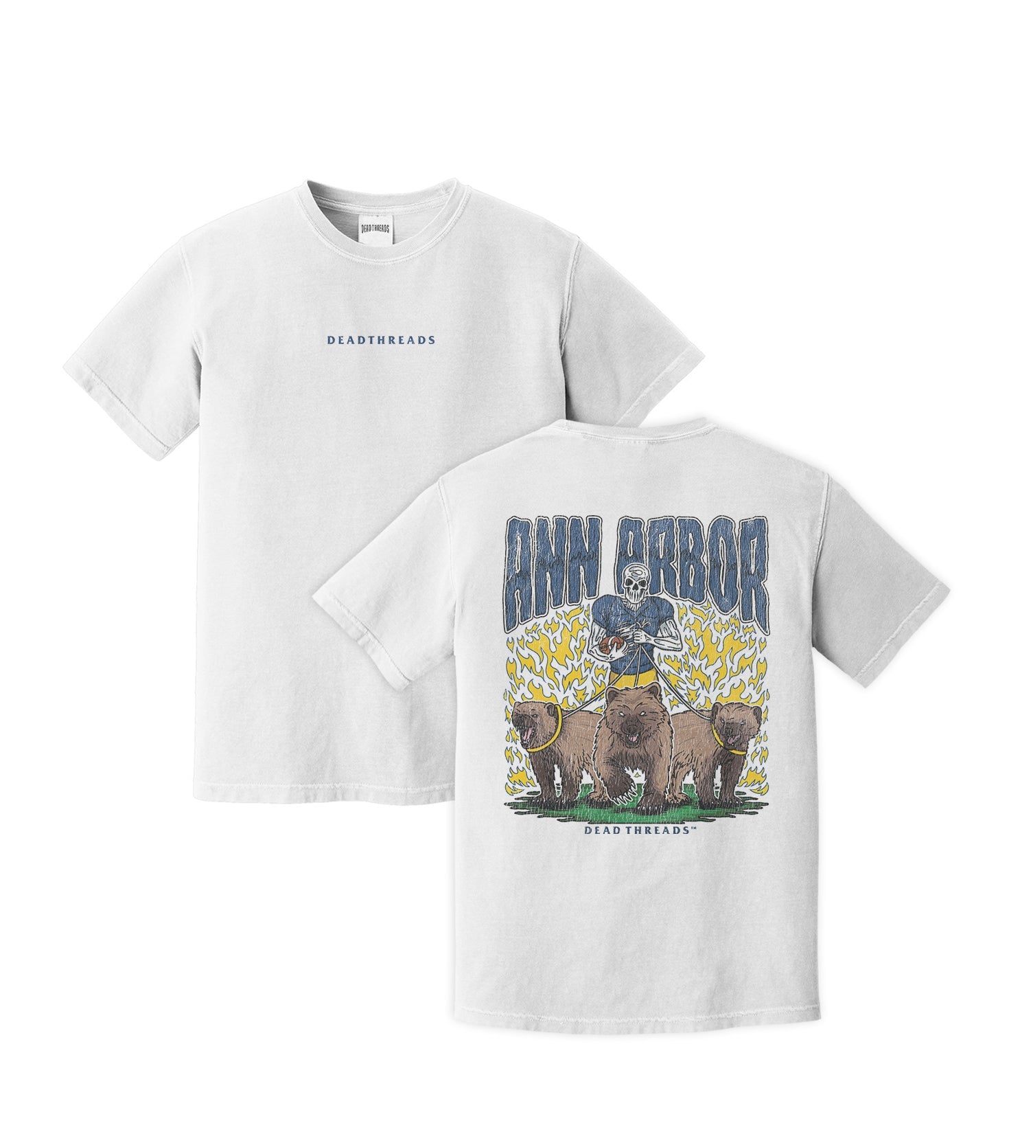ANN ARBOR FOOTBALL - “DT ESSENTIAL" PREMIUM T - SHIRT – T-Shirt – Dead Threads Apparel