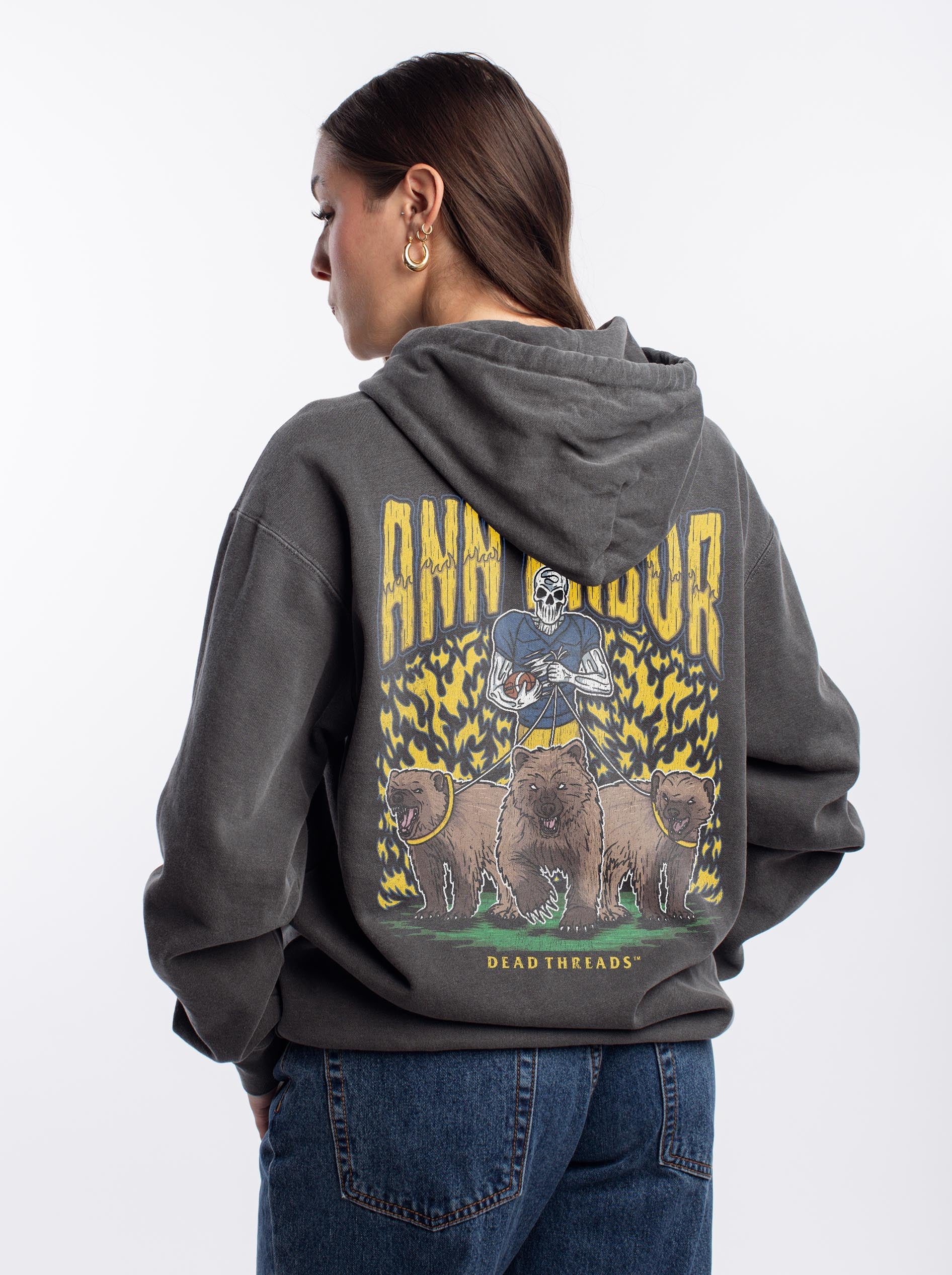 ANN ARBOR FOOTBALL - HOODIE – Hoodie – Dead Threads Apparel