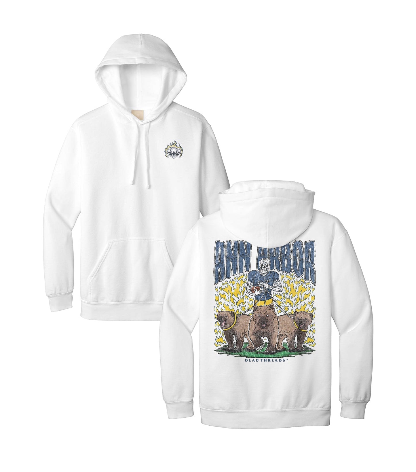 ANN ARBOR FOOTBALL - HOODIE – Hoodie – Dead Threads Apparel