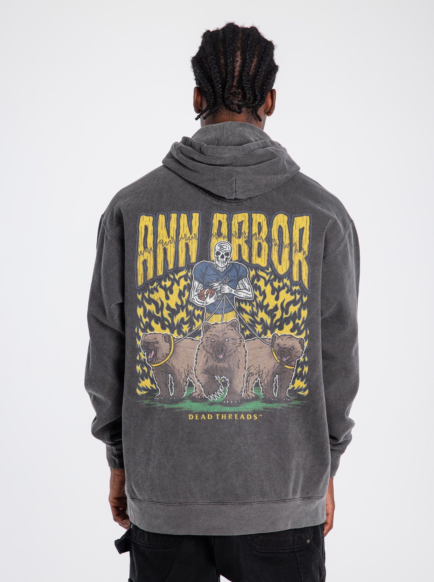 ANN ARBOR FOOTBALL - HOODIE – Hoodie – Dead Threads Apparel