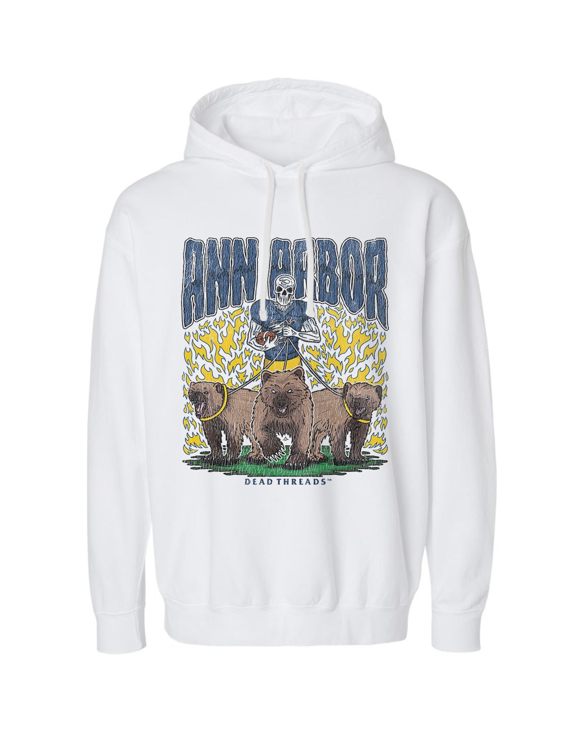 ANN ARBOR FOOTBALL - LIGHTWEIGHT HOODIE – Lightweight – Dead Threads Apparel