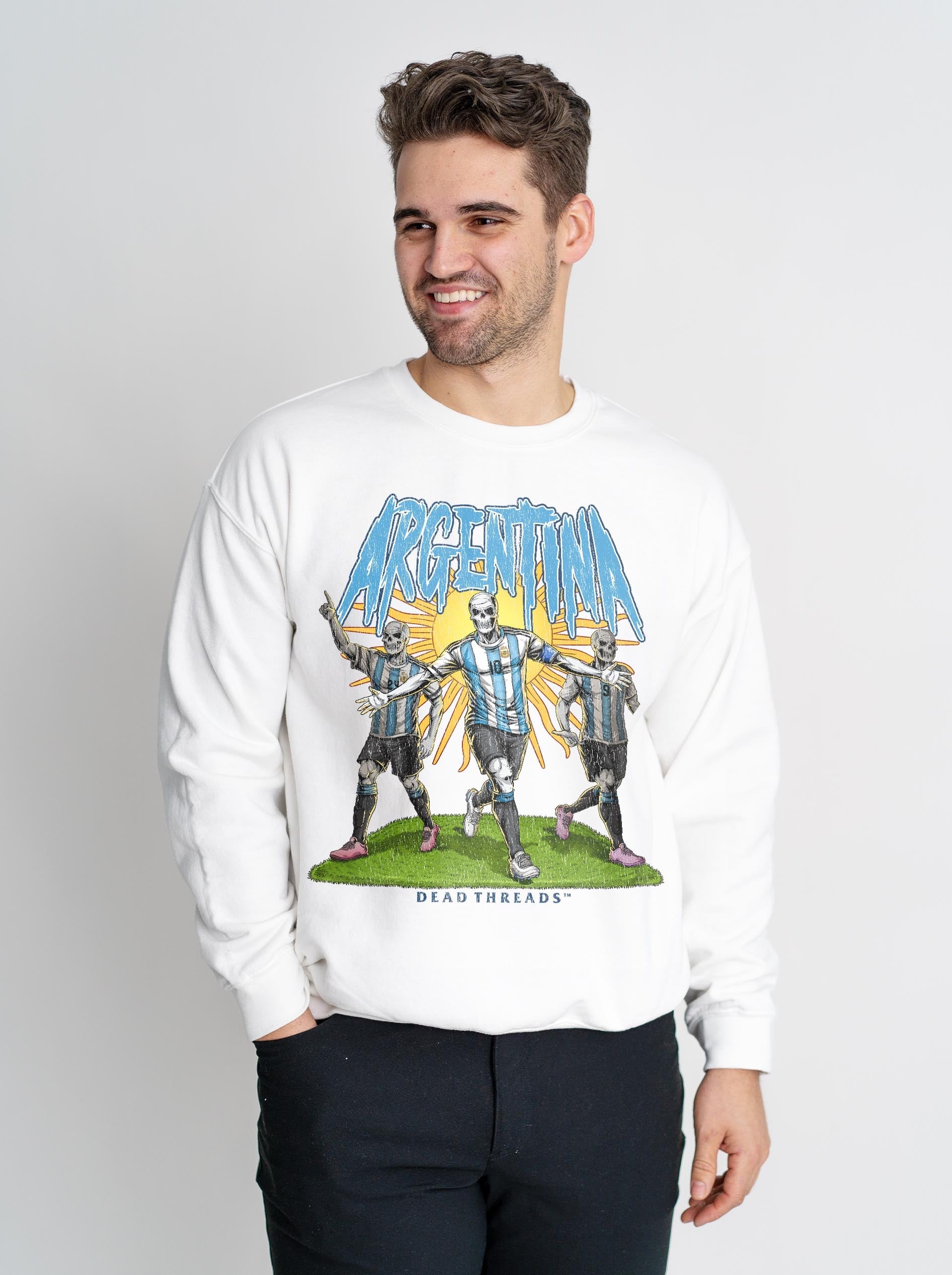 ARGENTINA SOCCER - CREWNECK SWEATSHIRT – Sweatshirt – Dead Threads Apparel