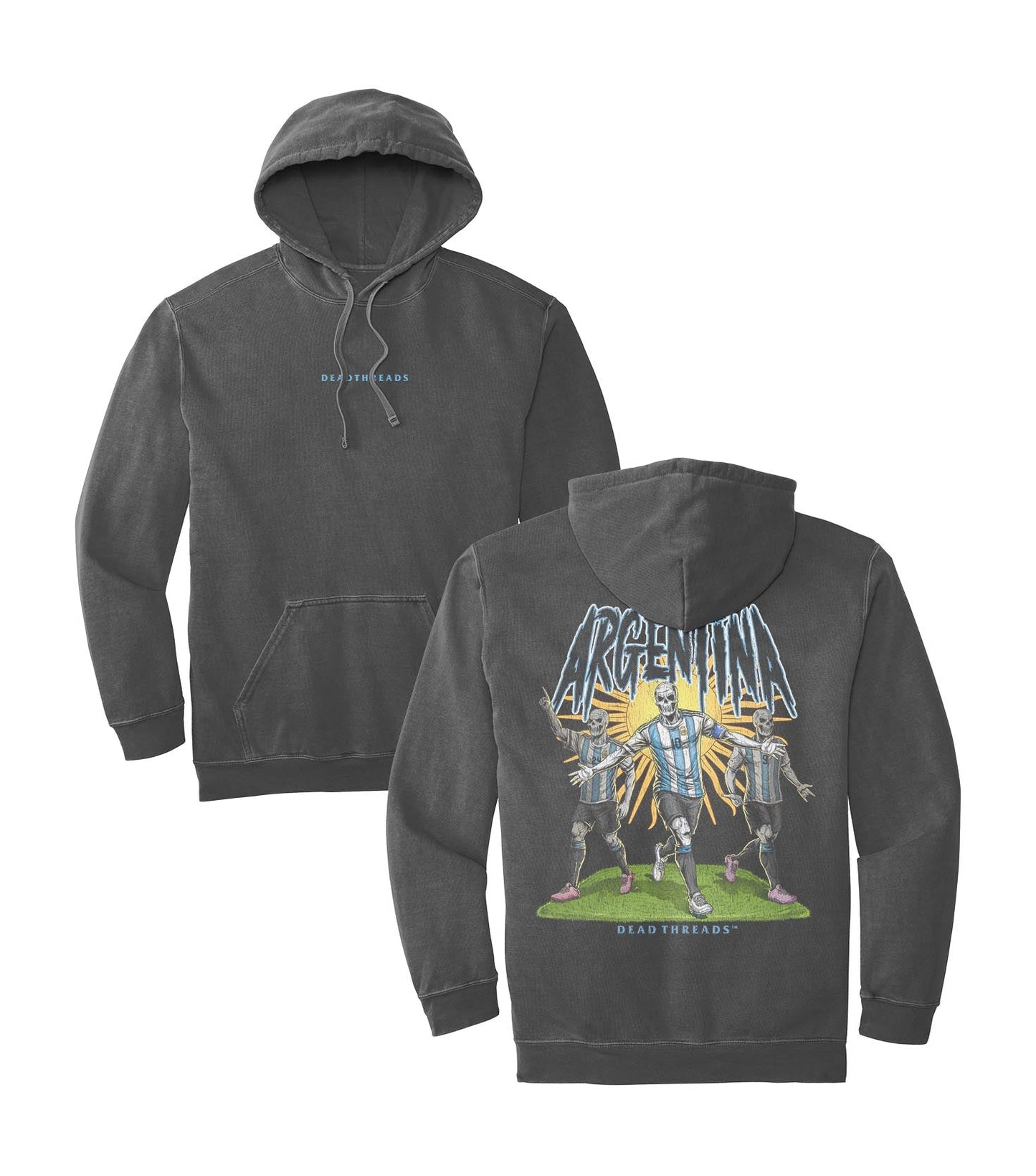 ARGENTINA SOCCER - “DT ESSENTIAL" HOODIE – Hoodie – Dead Threads Apparel