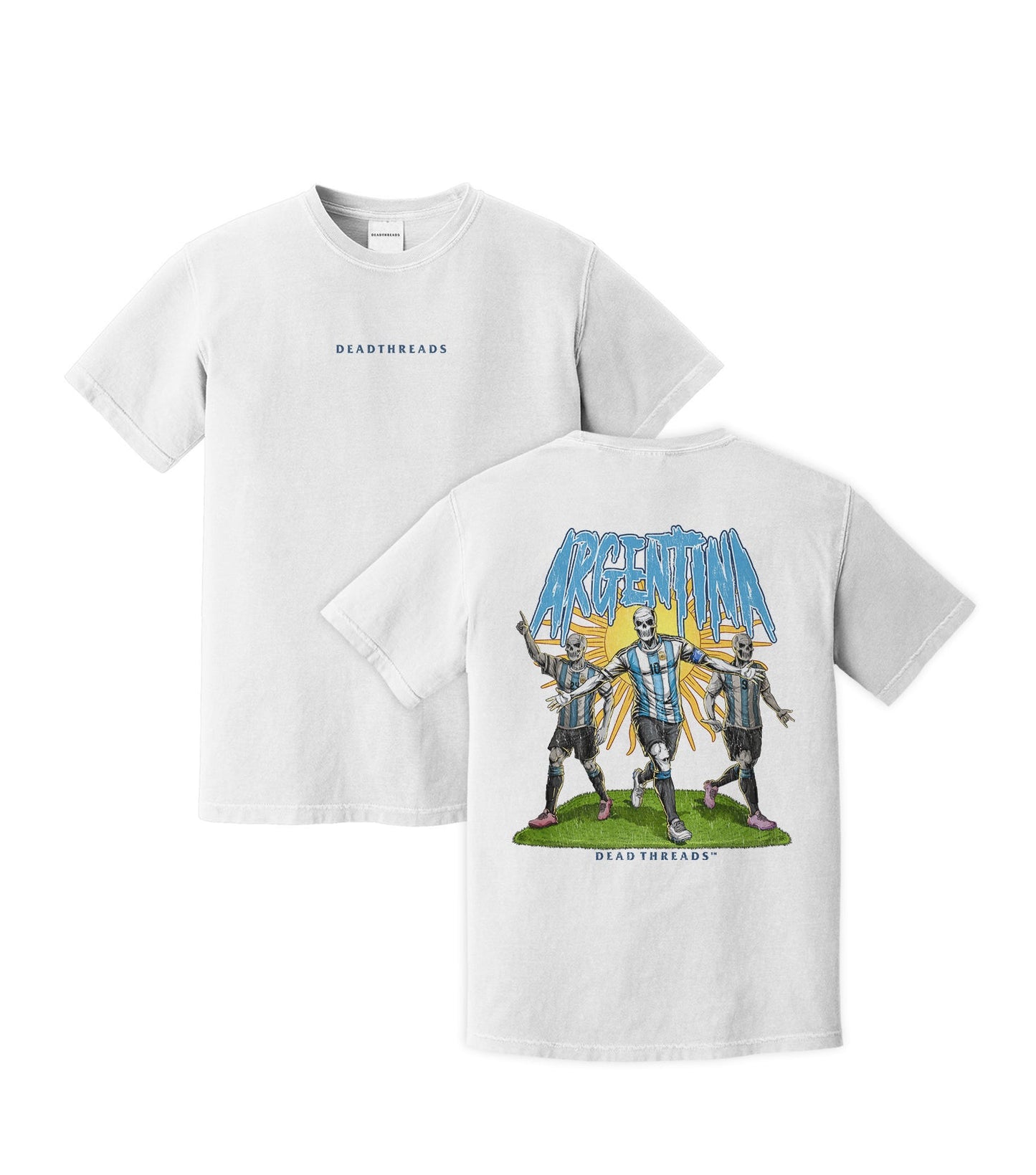 ARGENTINA SOCCER - “DT ESSENTIAL" PREMIUM T-SHIRT – T-Shirt – Dead Threads Apparel
