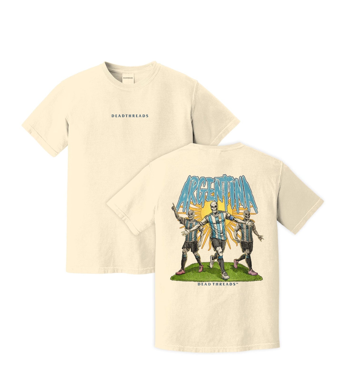 ARGENTINA SOCCER - “DT ESSENTIAL" PREMIUM T-SHIRT – T-Shirt – Dead Threads Apparel