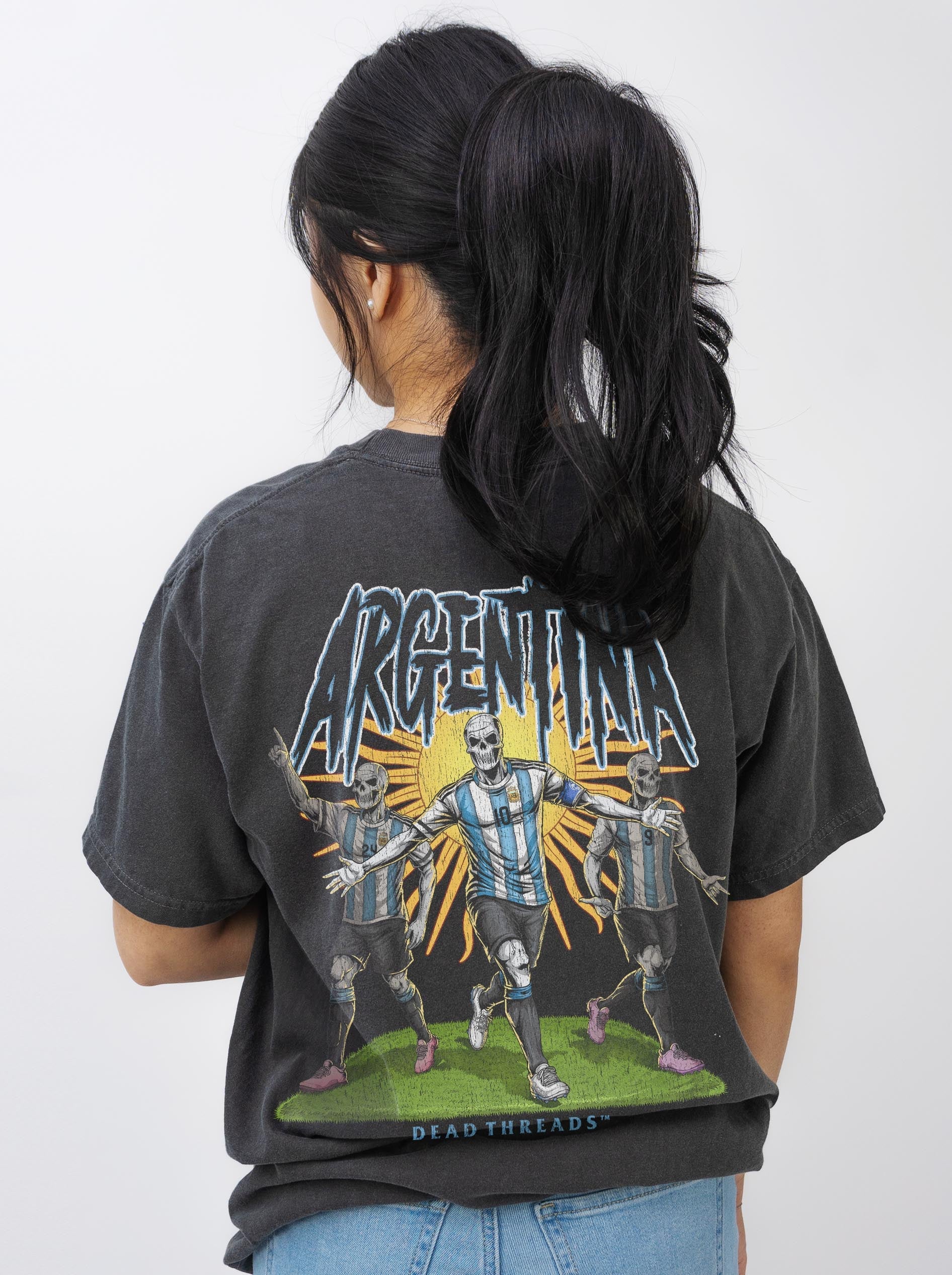 ARGENTINA SOCCER - “DT ESSENTIAL" PREMIUM T-SHIRT – T-Shirt – Dead Threads Apparel